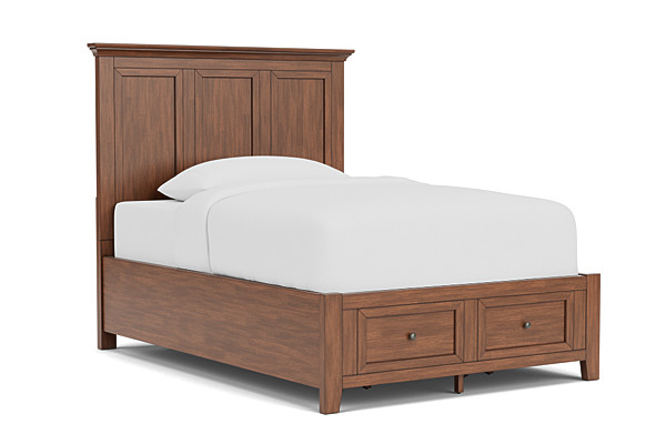 San Mateo Brown Full Storage Bed